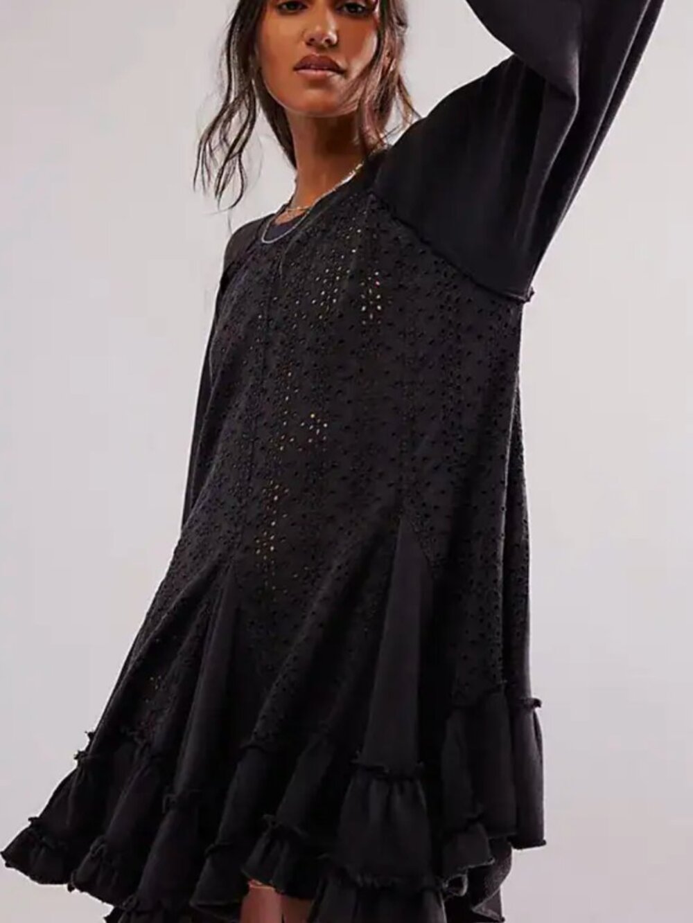 Free People Eva Sweatshirt Dress Tunic Size S - 3XL